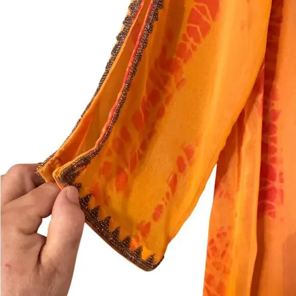 Soft Surroundings 2Pcs Sheer over dress and soft stretchy Cami dress M - Picture 6 of 9